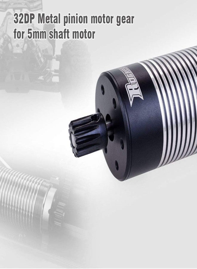 Globact RC Pinion Gear 5mm 32p Pinion 13T 14T 15T 16T 17T Hardened Metal Pinion Motor Gear Set for RC Buggy Car Monster Truck(Compatible with 0.8 Metric Pitch) - Image 3